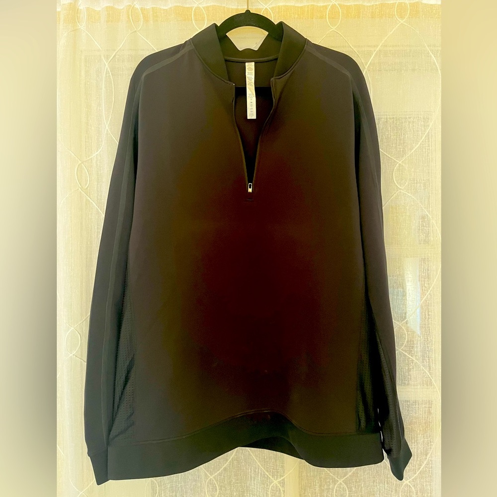 Mens Lululemon Athletica 1/4 zip tail light pullover XL